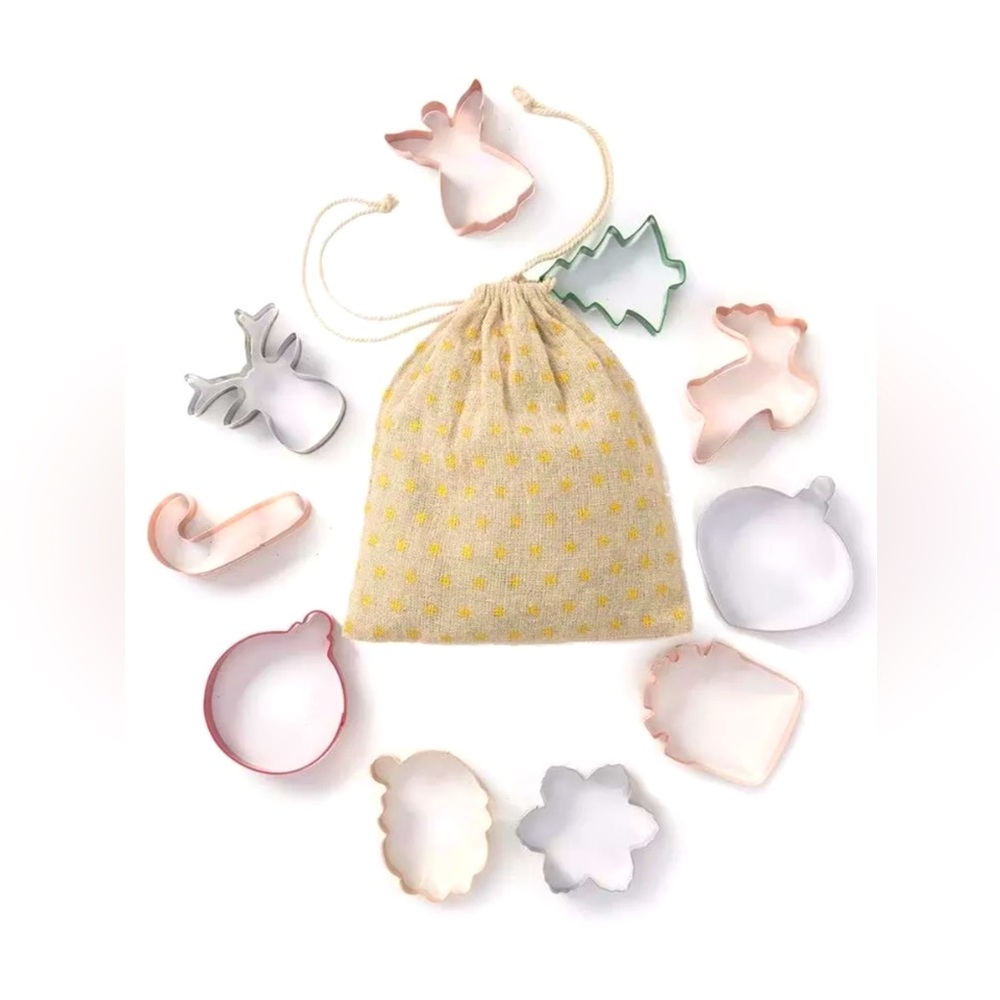 Enchante Sheffield Home Nordstrom 10 Piece Cookie Cutter Set Christmas, NEW